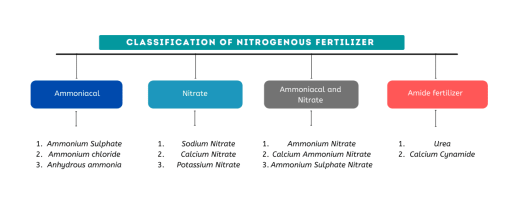 Classification of Nitrogenous fertilizer 