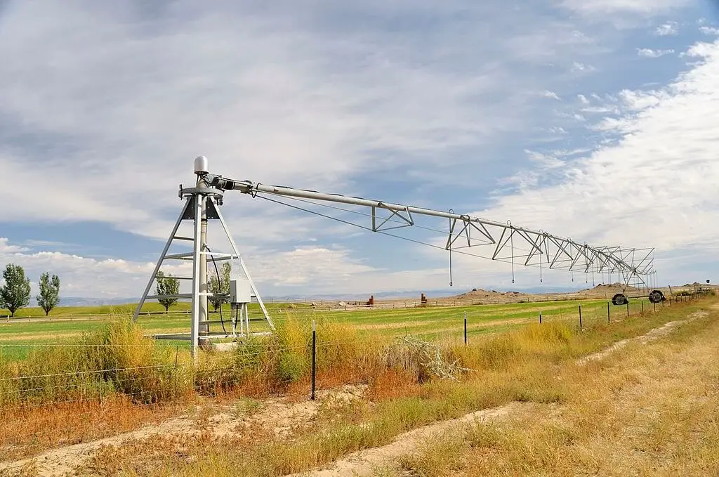 Central Pivot point in center pivot sprinkler irrigation system