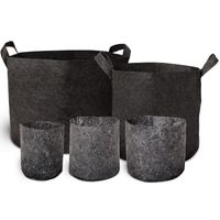 GROW BAGS / FABRIC CONTAINERS. various materials used to make pots, planters, and container for indoor container gardening
