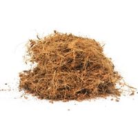 Coir fiber or cocopeat component of potting mix for container gardening