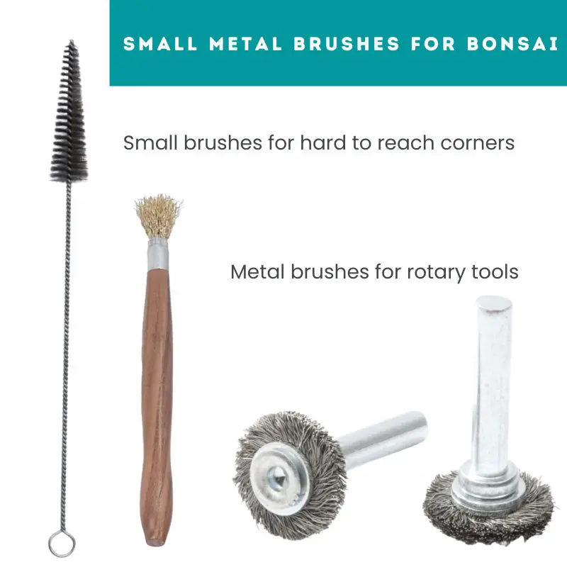 small Metal brushes for bonsai
